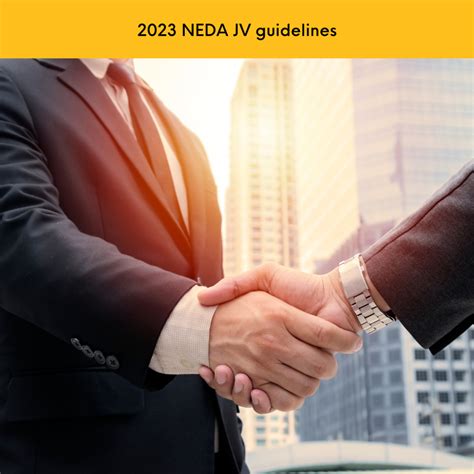 ncsois neda|NEDA: Revised guidelines on joint ventures now in effect.